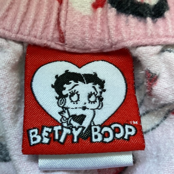 Betty Boop super cute and soft 100% cotton pj bottoms 2007 sz XL pink💗 - Picture 5 of 16